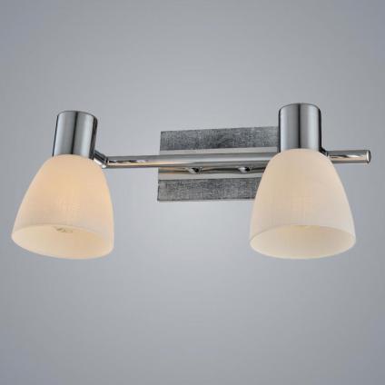 Спот 14673/2 CR хром 2x40W E14 h160, WAN21